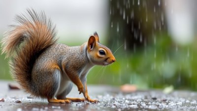 How a Squirrel in the Rain Can Remind You to Keep Going