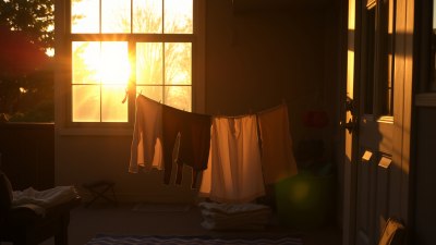 How Late-Day Light Triggers Existential Laundry Guilt