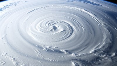 What a Low Pressure System Looks Like From Space
