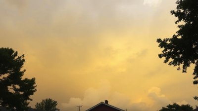 What Causes the Sky to Turn Yellow Before a Storm