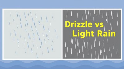What Causes Drizzle vs Light Rain