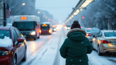 How Winter Commutes Turn People Into Icy Versions of Themselves