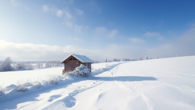How Snow Covers Everything Except the Ugly Parts