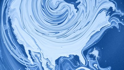 Why Winter Weather Ignores Straight Lines