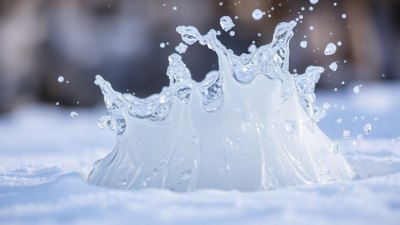The Physics of Slush Splashing Upward
