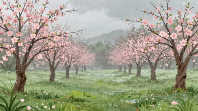 Spring Rain: Too Gentle to Complain About, Too Persistent to Ignore