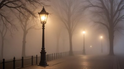 Why Street Lamps Feel More Romantic When There’s a Light Fog